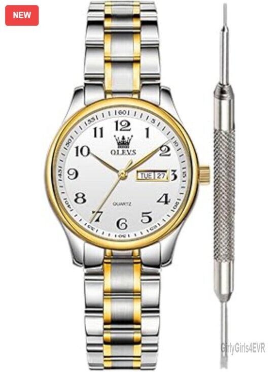 Accessories - Analog Quartz Watch Stainless Steel Waterproof Calendar Business Wrist Watch